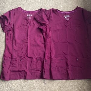 Purple Label Healing Hands Yoga Scrub Tops